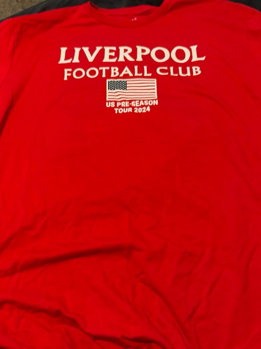 Liverpool Football Club US Pre-Season Tour 2024 Tee - Red